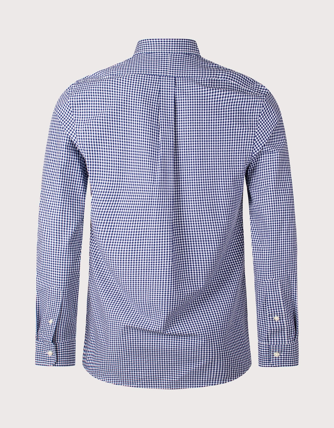 Slim Fit Gingham Stretch Poplin Shirt