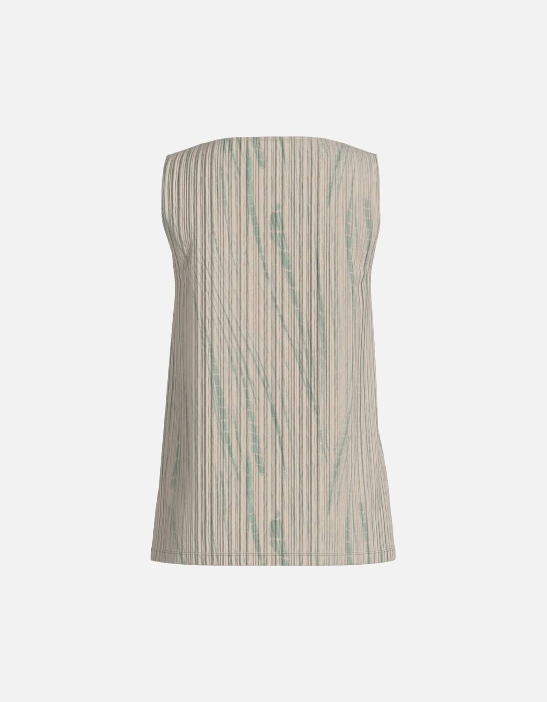 Women's Thua Mia Boatneck Sleeveless Top Birch/Slit Green