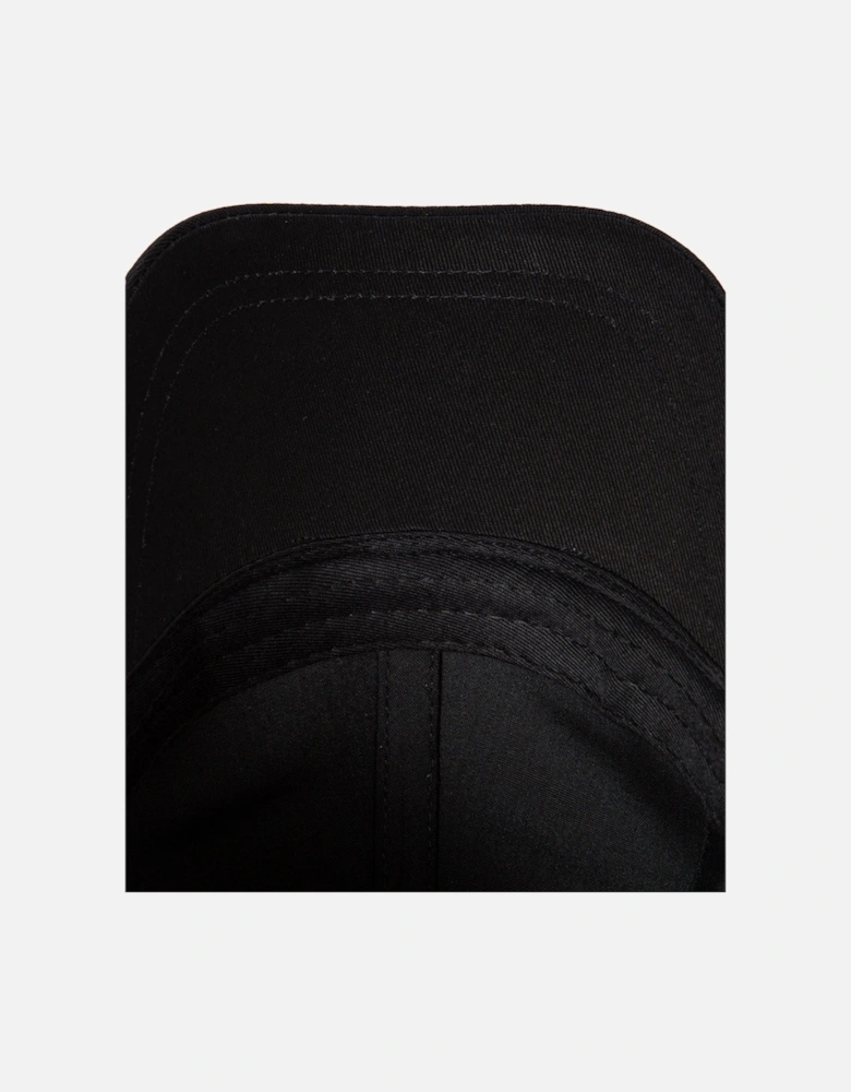 Zebra Baseball Cap, Black