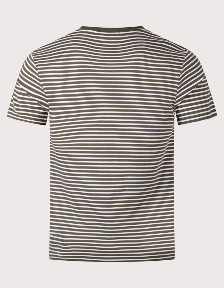 Custom Slim Striped Soft Cotton T-Shirt