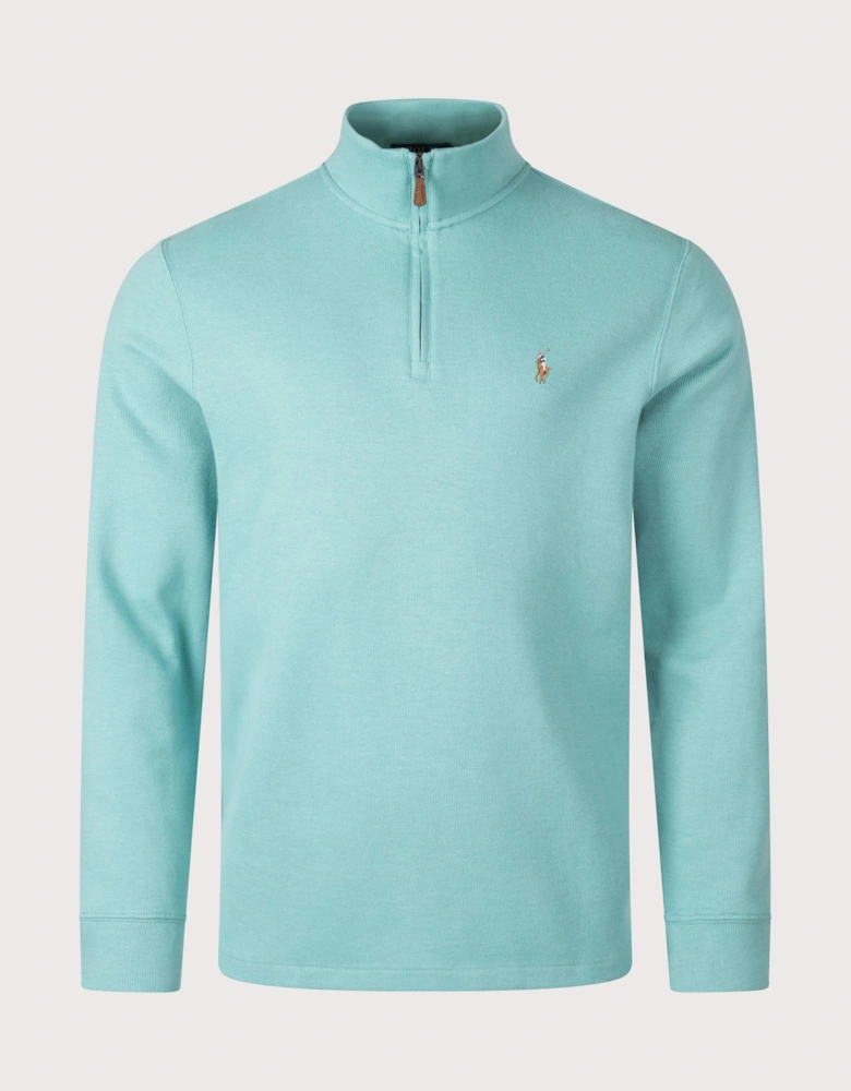 Estate-Rib Quarter Zip Knit
