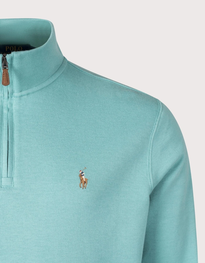 Estate-Rib Quarter Zip Knit