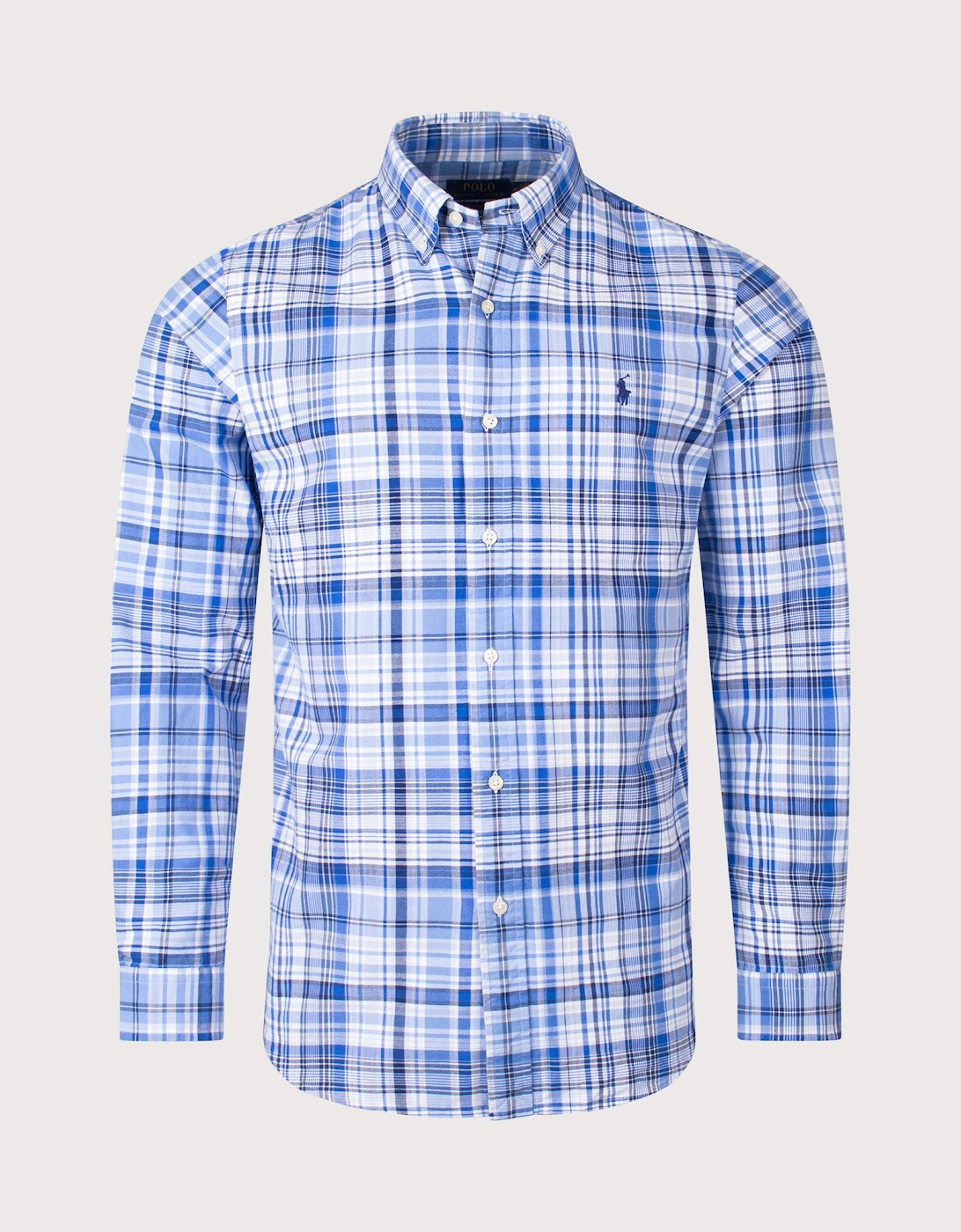 Custom Fit Plaid Oxford Shirt, 4 of 3