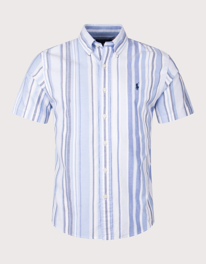 Custom Fit Striped Oxford Shirt