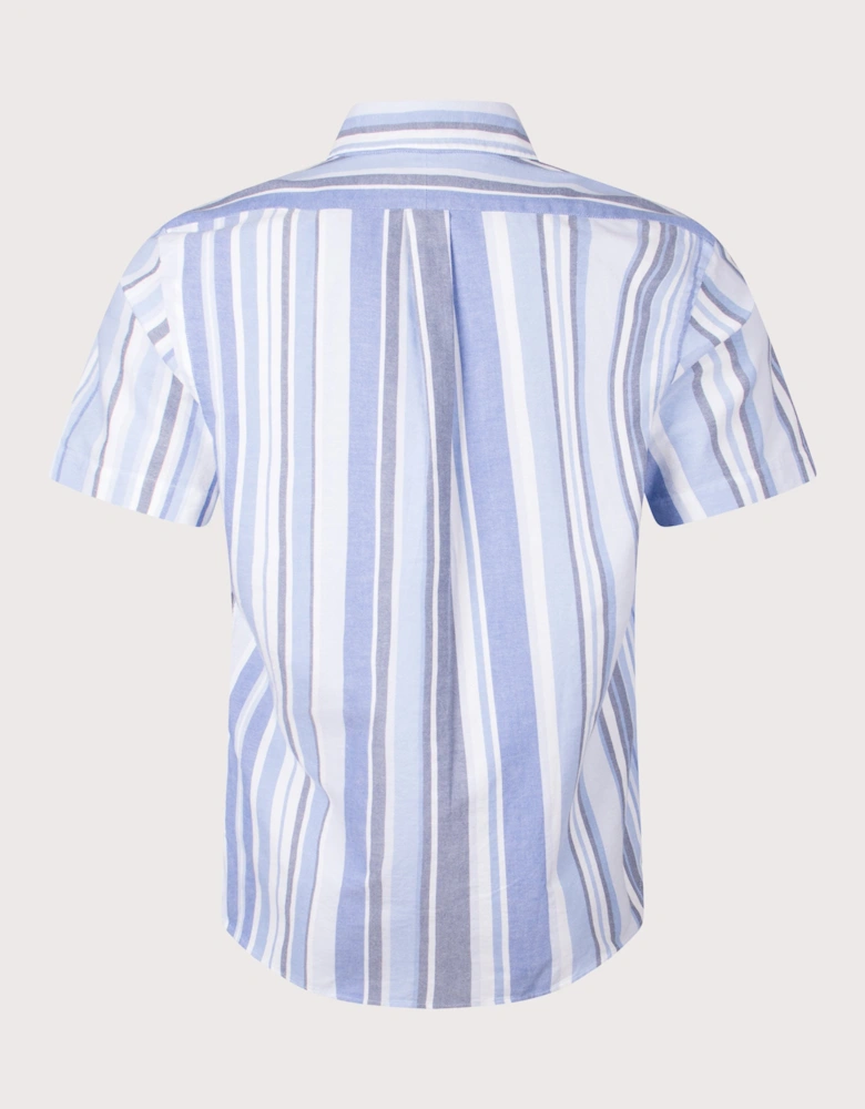 Custom Fit Striped Oxford Shirt