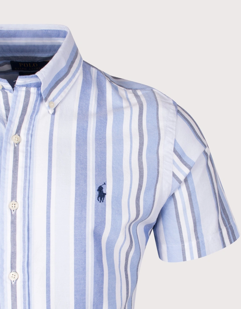 Custom Fit Striped Oxford Shirt
