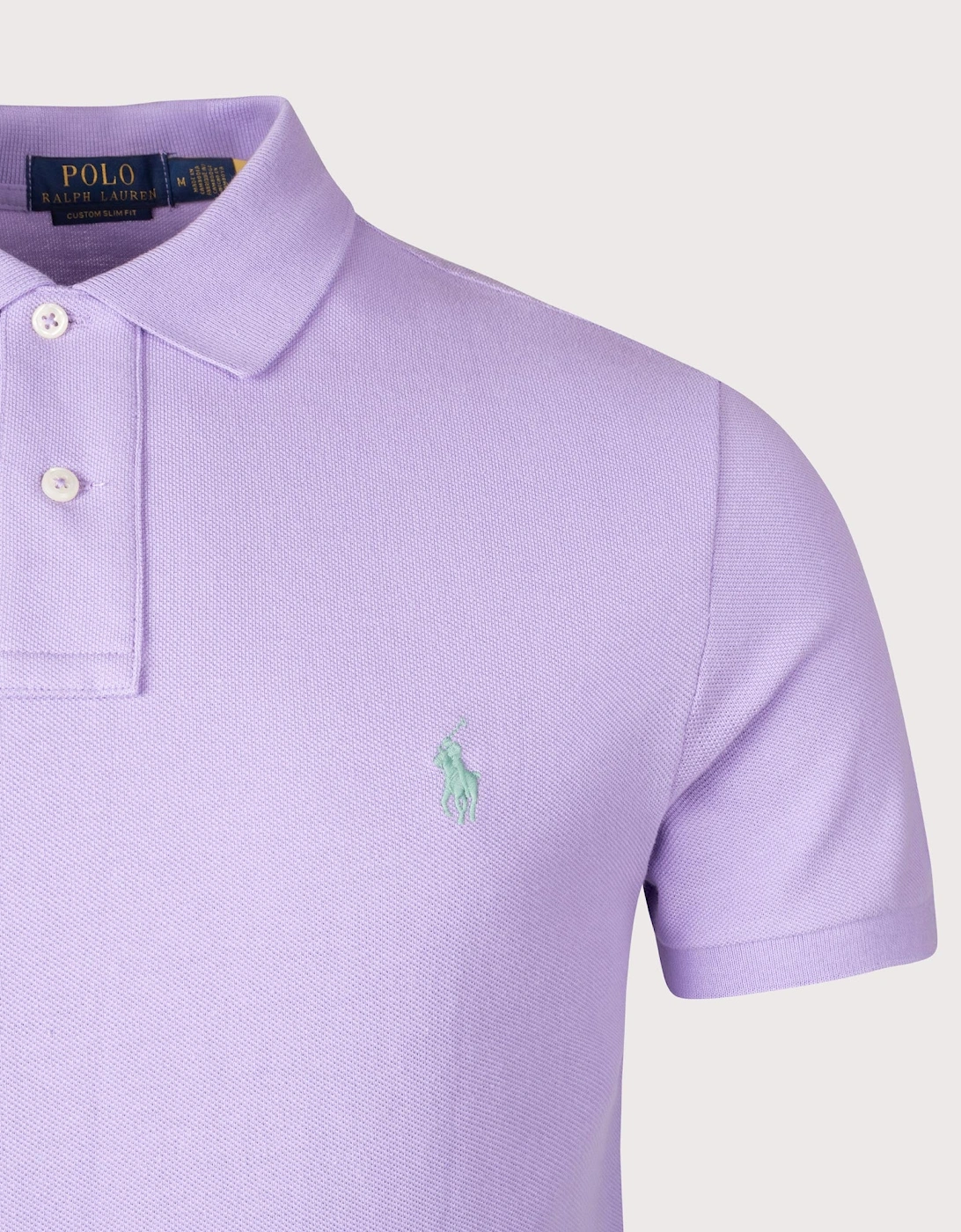 Custom Slim Fit Mesh Polo Shirt