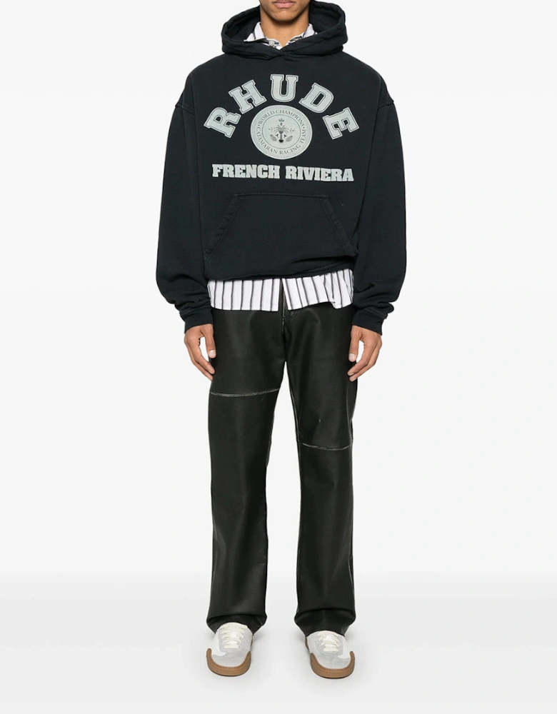 French Riviera Hoodie in Black
