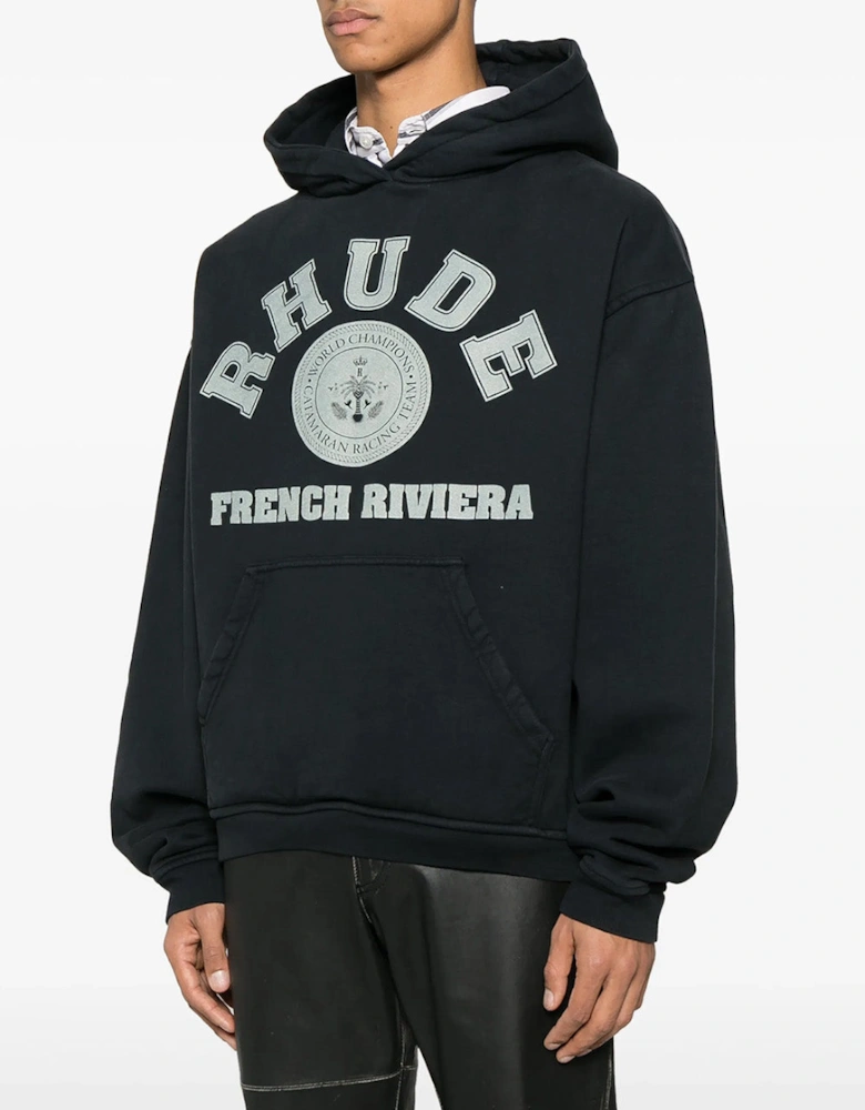 French Riviera Hoodie in Black