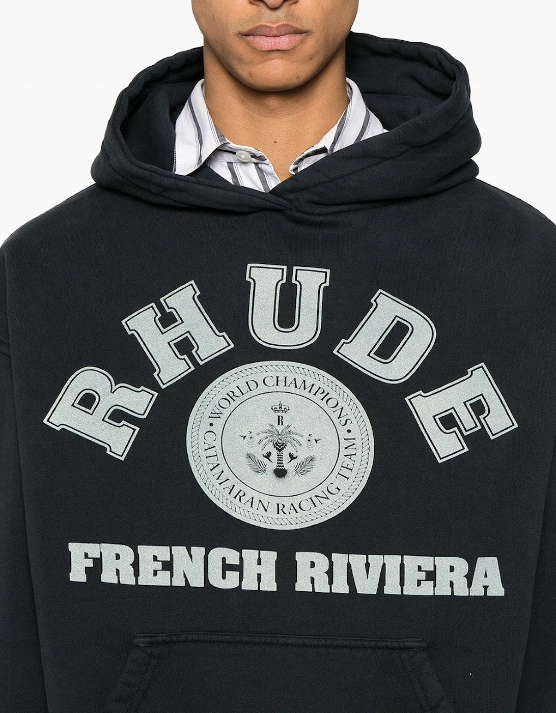 French Riviera Hoodie in Black