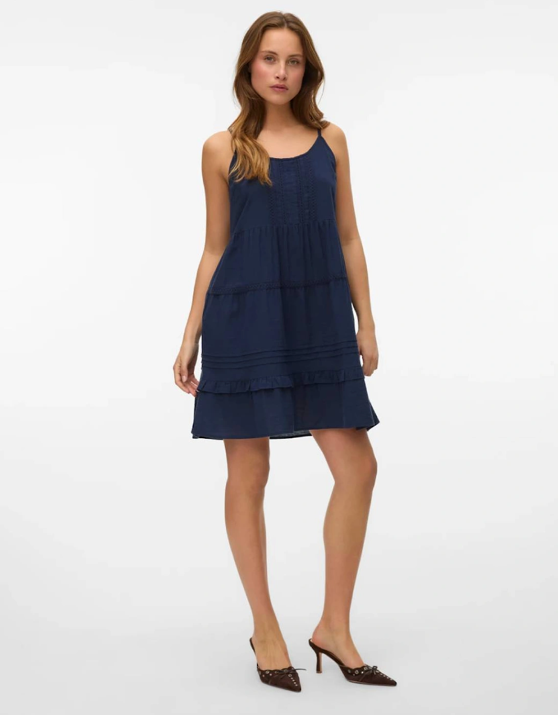 Pretty Short Singlet Dress Navy Blazer, 6 of 5