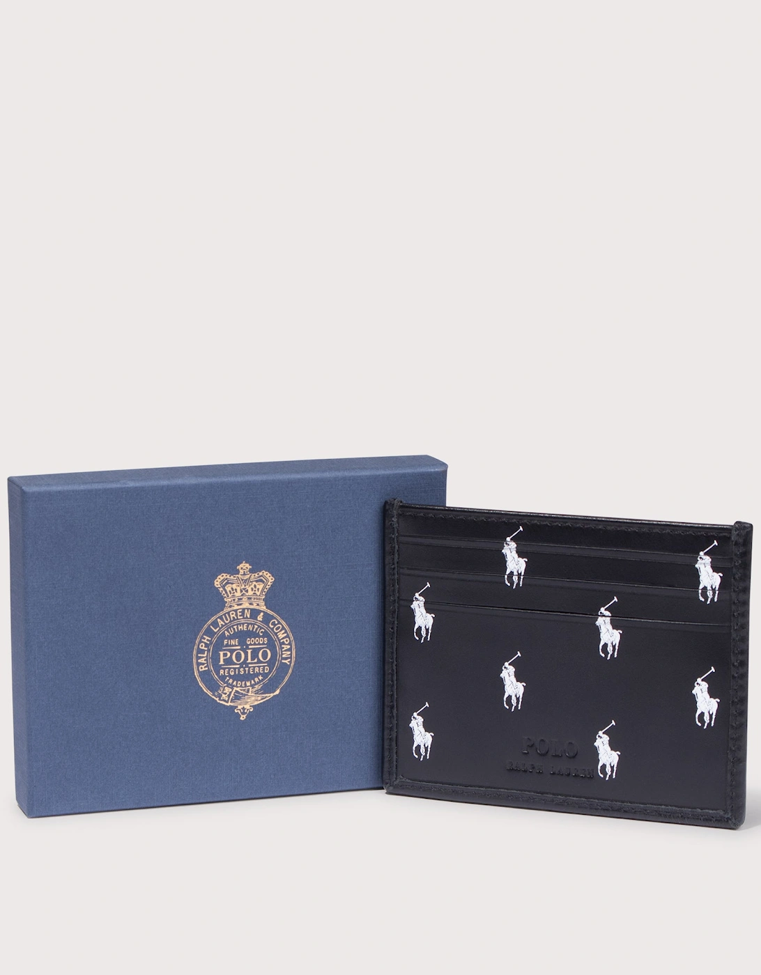 Signature Pony Leather Card Case, 4 of 3