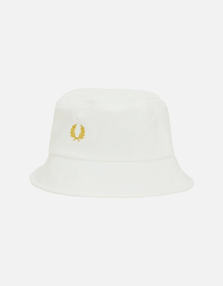 Classic Piqué Bucket Hat Snow White/Honey Comb