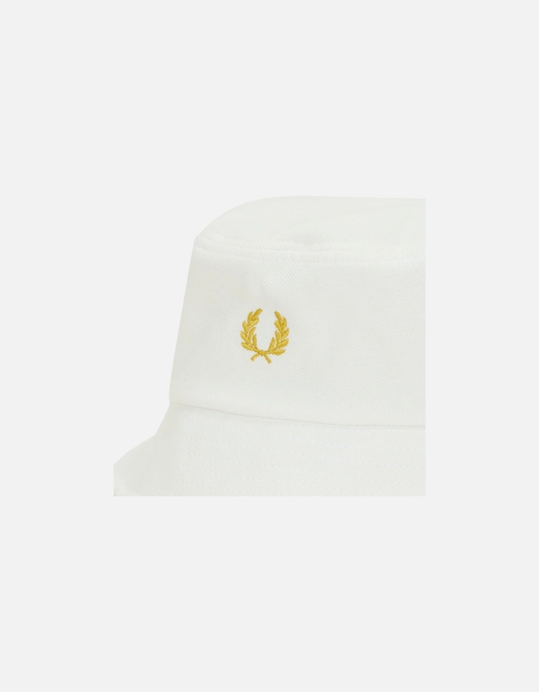 Classic Piqué Bucket Hat Snow White/Honey Comb