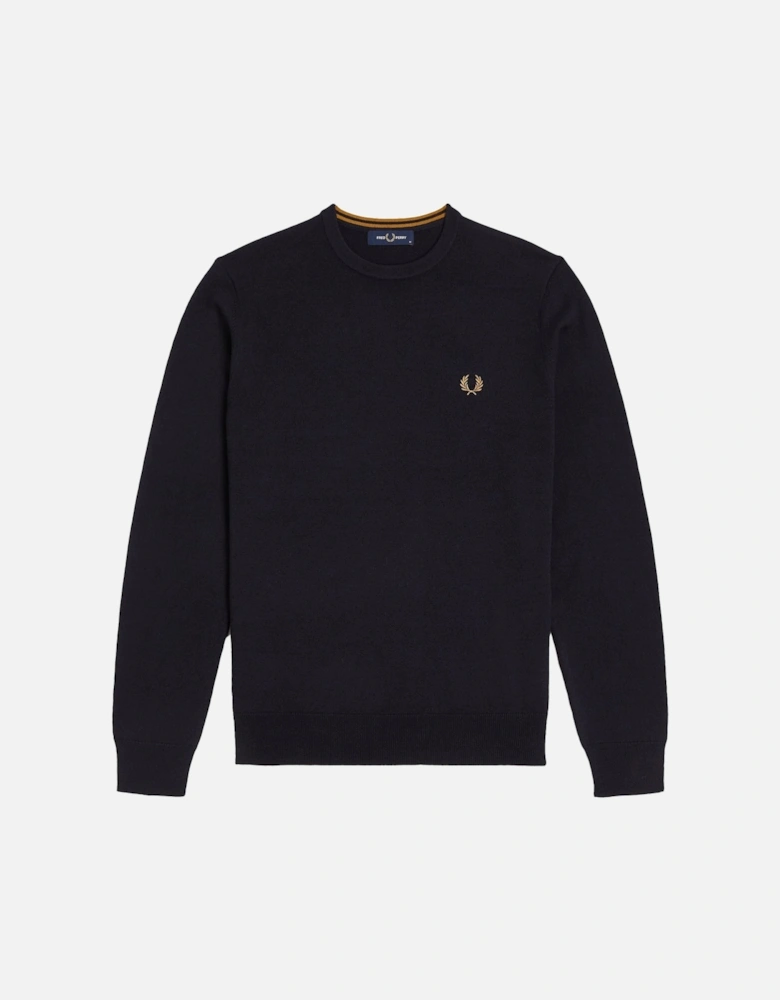 Classic Crew Neck Jumper Navy