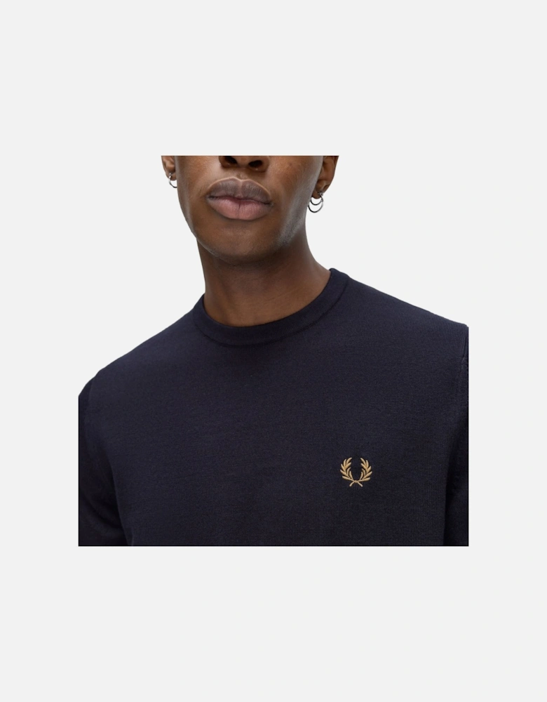 Classic Crew Neck Jumper Navy
