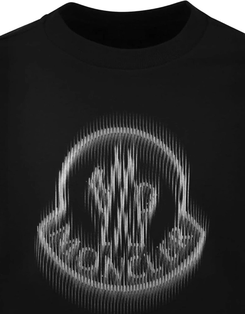 Shaded Logo Sweatshirt in Black