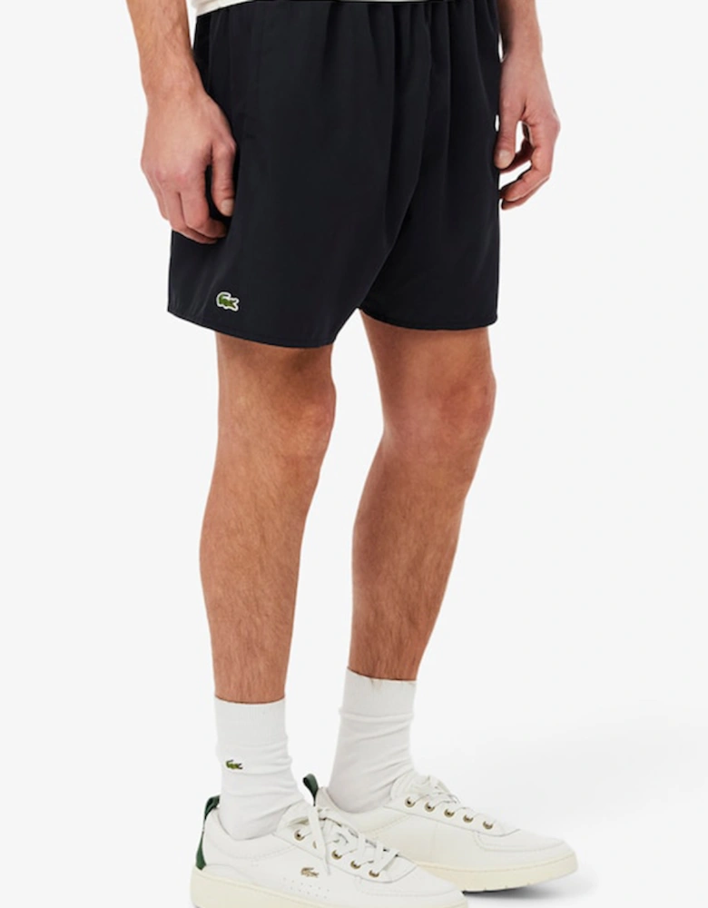 Mid Length Monochrome Swim Trunks
