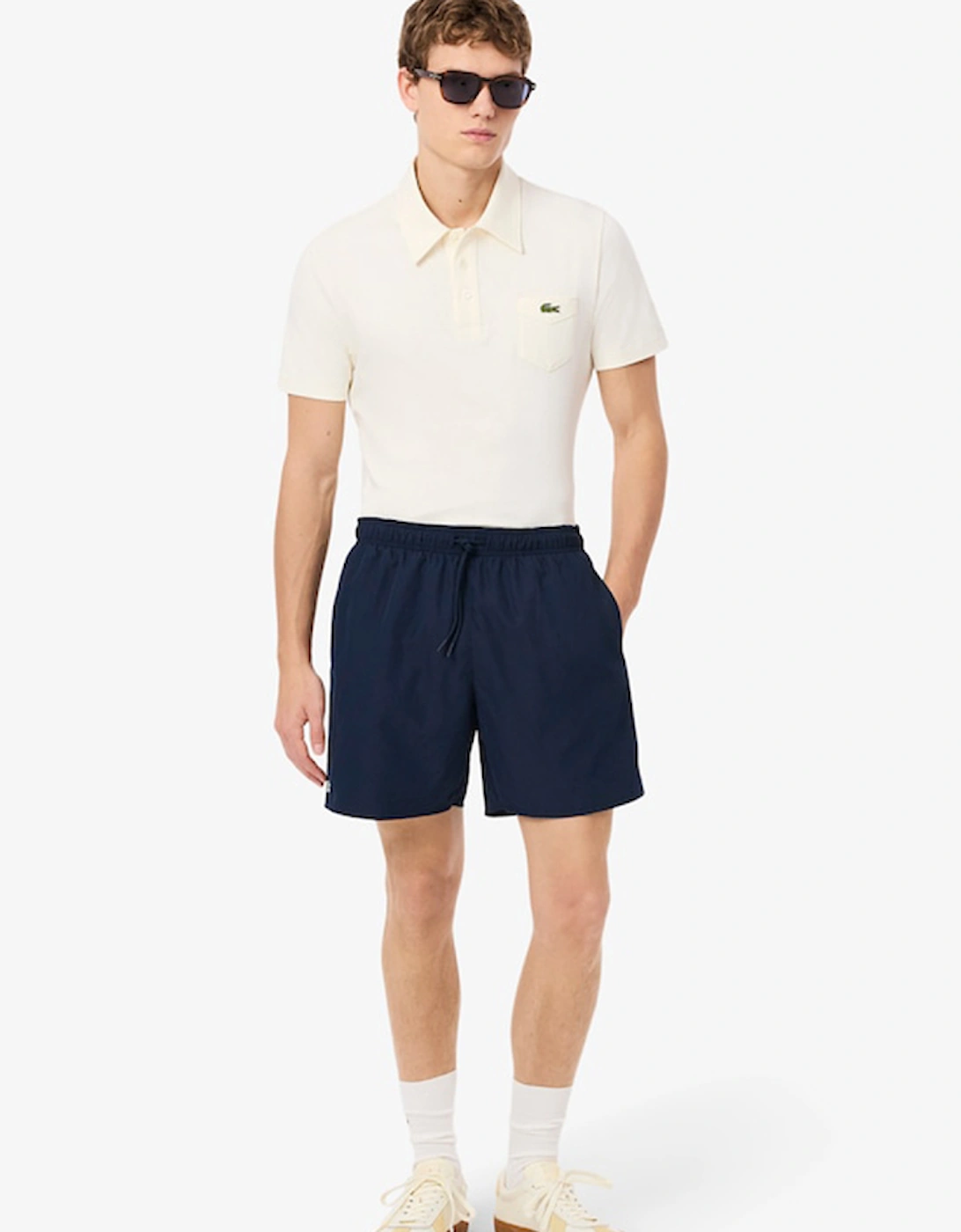Mid Length Monochrome Swim Trunks, 4 of 3