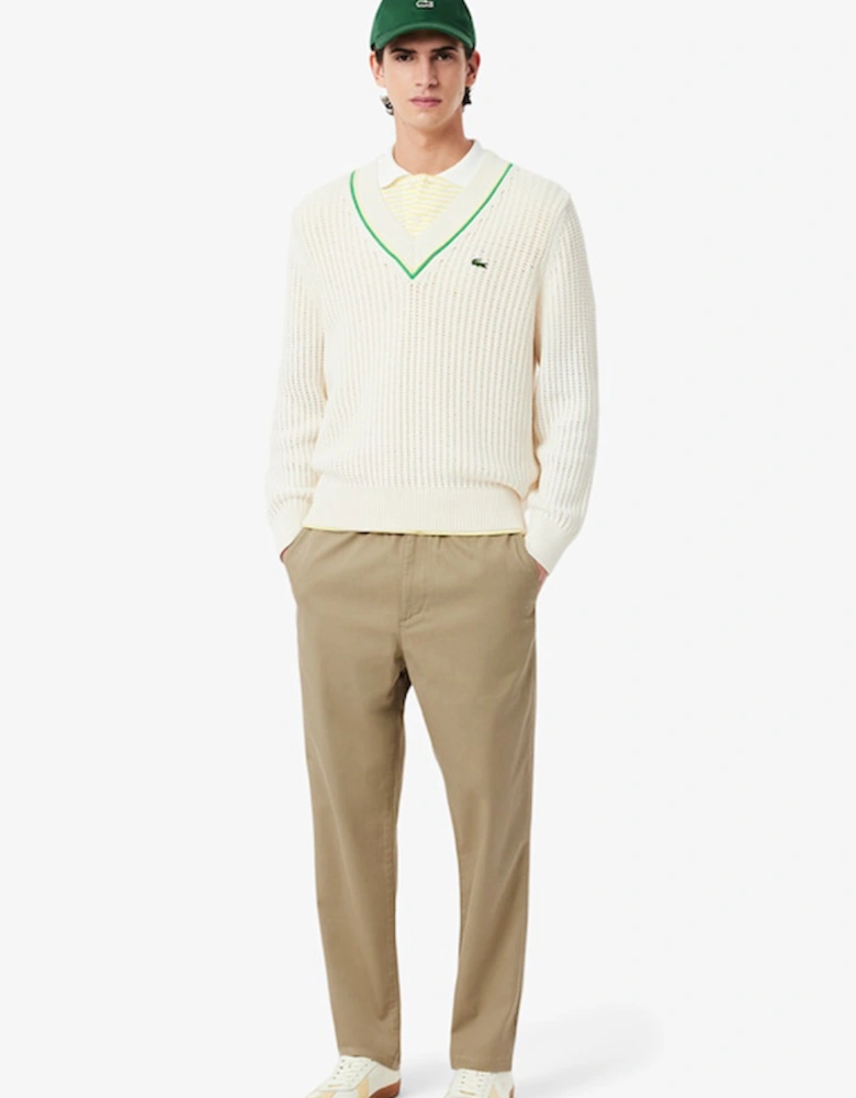 Regular Fit Cotton Gabardine Chino Pants
