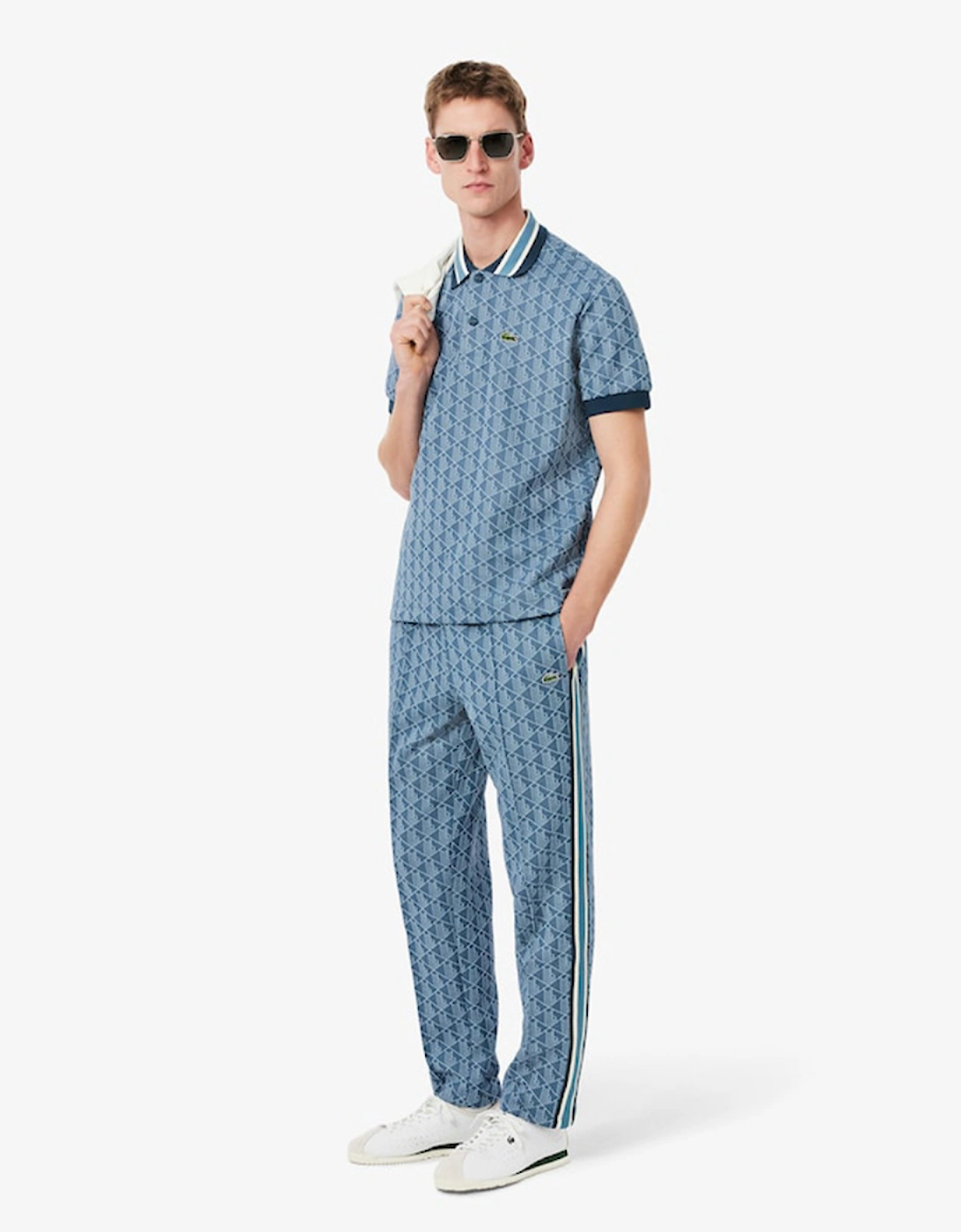 Lacoste Men's Paris Monogram Sweatpants  Size 8 38-40 Waist