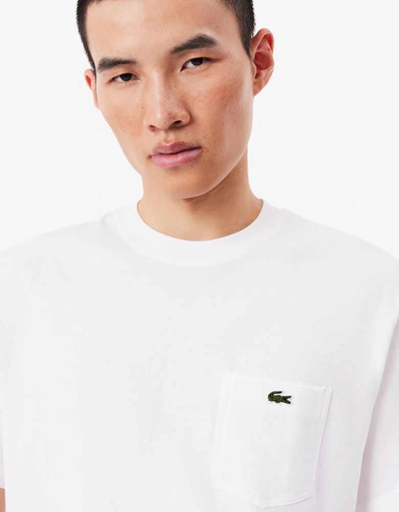 Cotton T-shirt with Breast Pocket