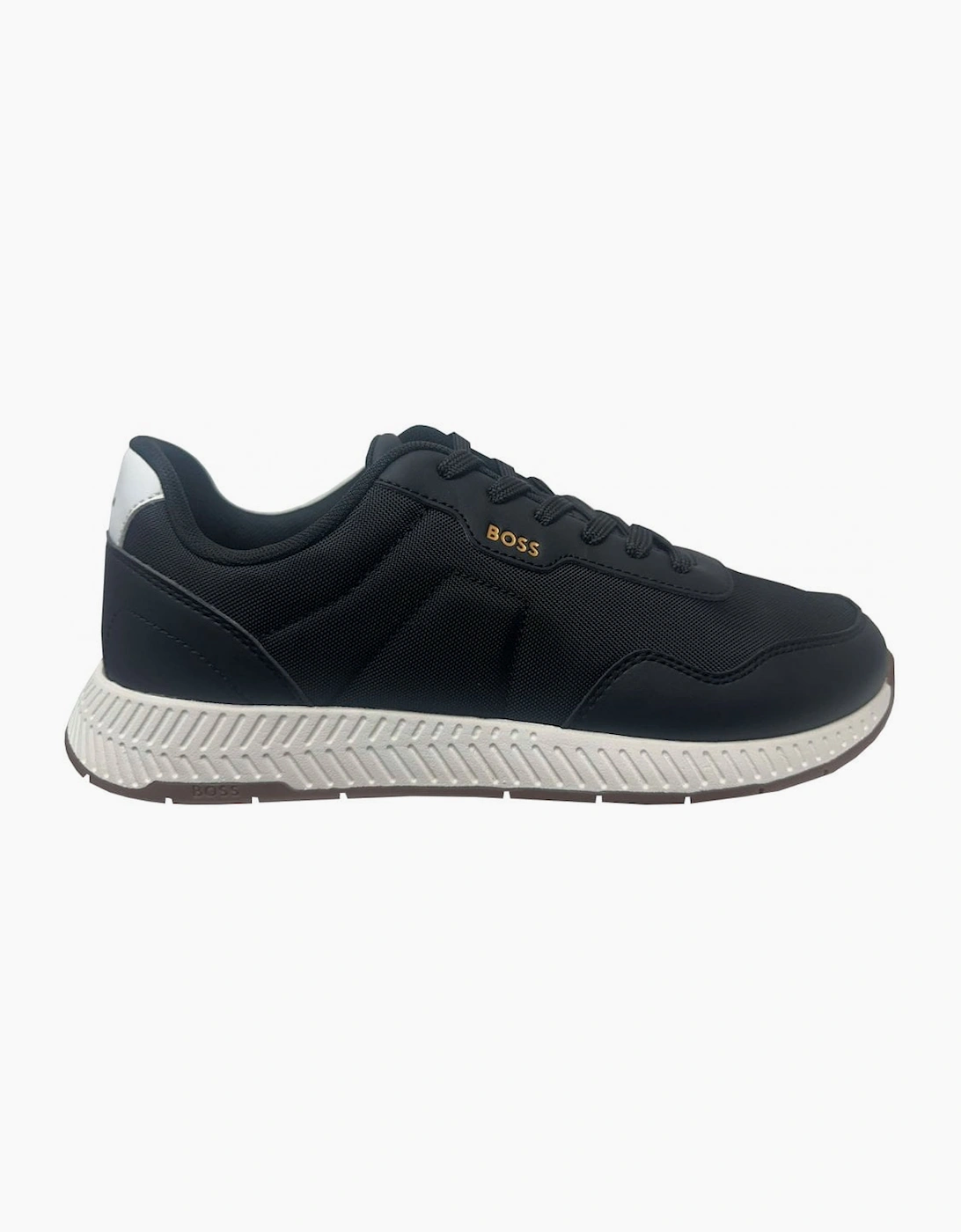 Hugo Boss Men's Black Titanium Runn Trainers - Size: 11