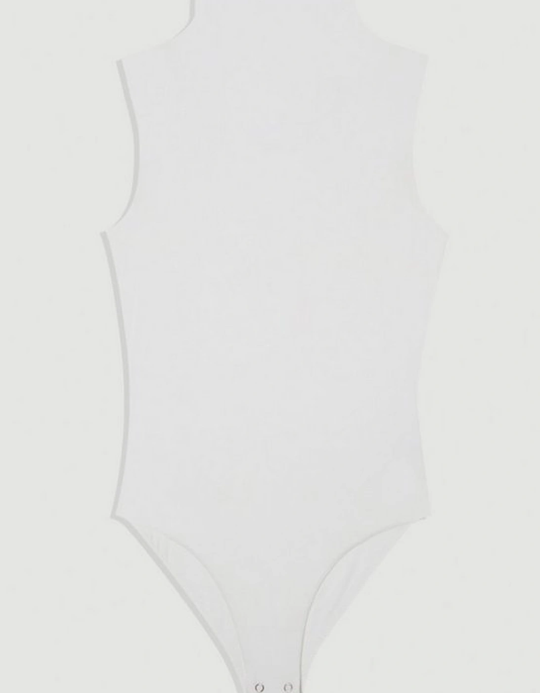 Contour Jersey Sleeveless High Neck Bodysuit
