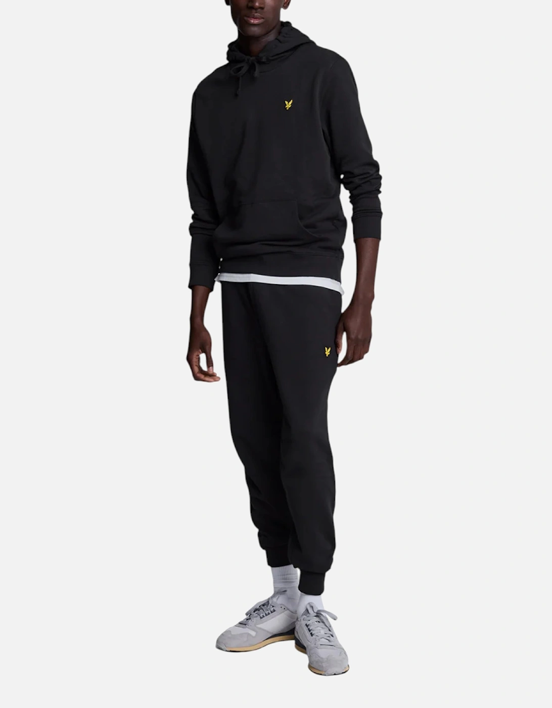 Lyle & Scott Mens Fleece Joggers Casual Skinny Fit Gym Bottom Workout Sweatpants