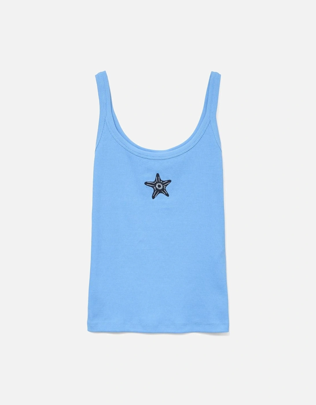 Diana Singlet Box Top Azure Blue Starfish