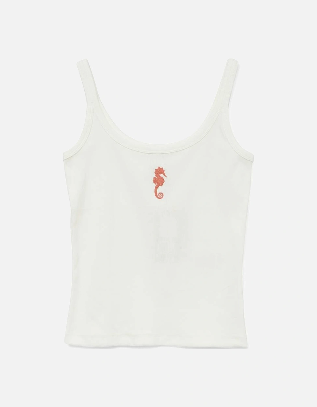 Diana Singlet Box Top Snow White Seahorse