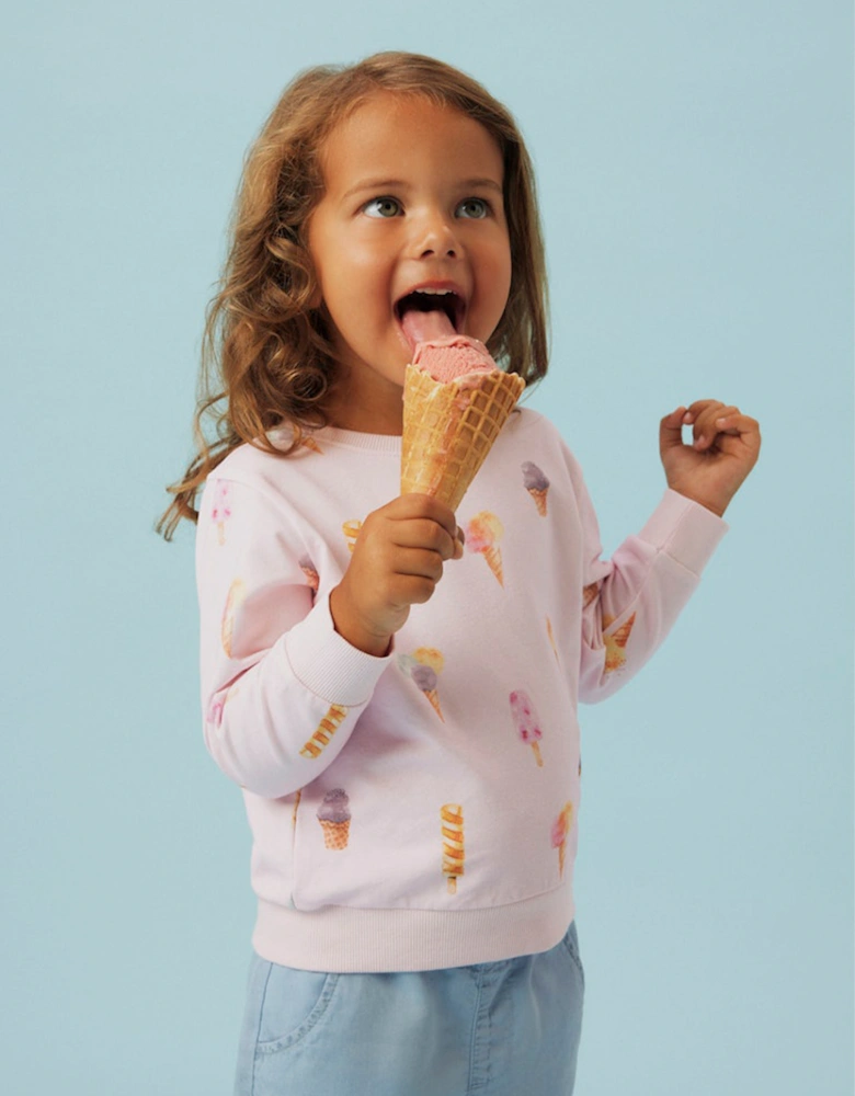 Mini Girl's Jillian Sweatshirt Ballerina
