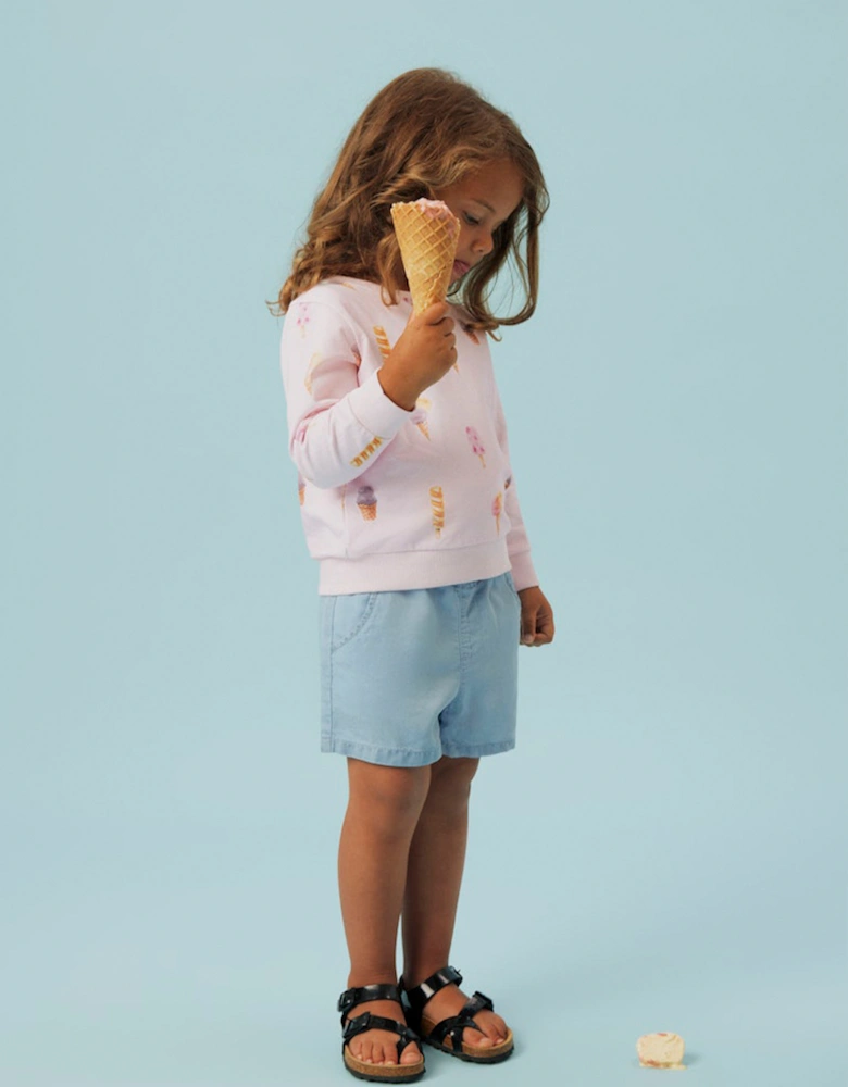 Mini Girl's Jillian Sweatshirt Ballerina