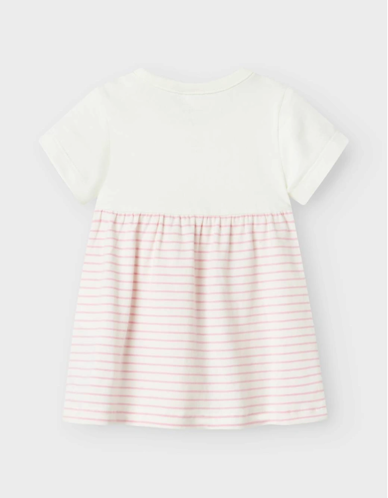Baby Girl's Jabelle Short Sleeve Dress Cloud Dancer
