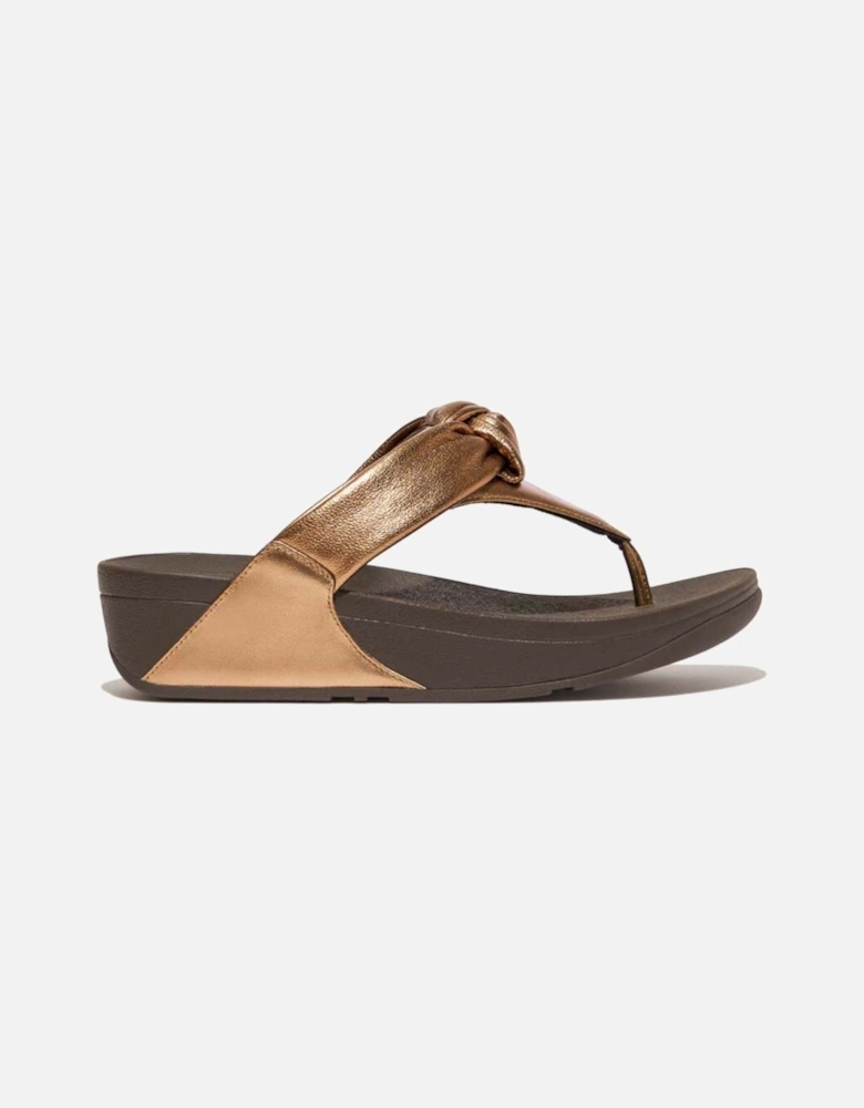 Lulu Padded Knot Toe-Post Sandals