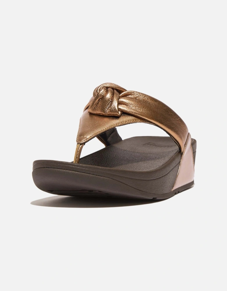 Lulu Padded Knot Toe-Post Sandals
