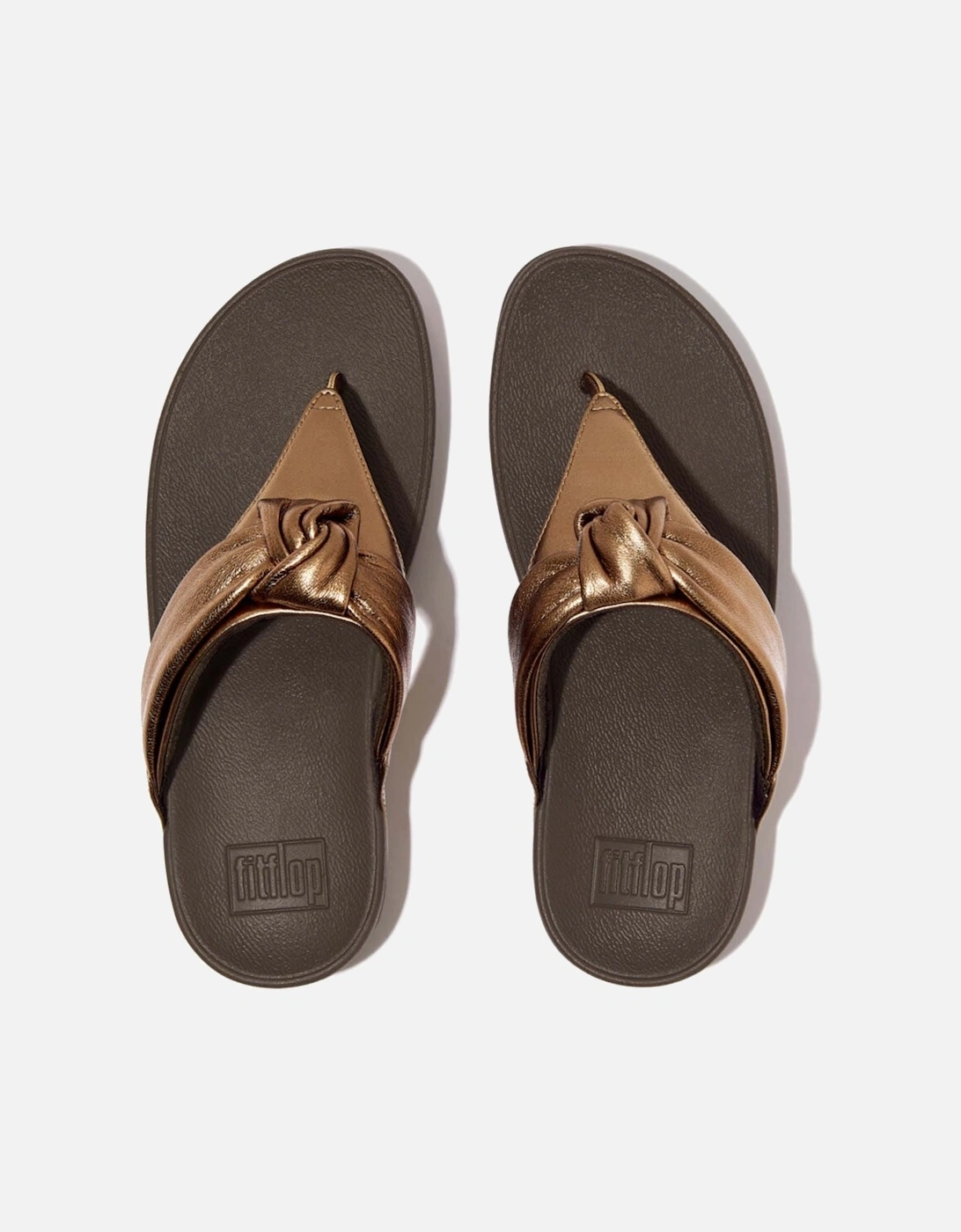 Lulu Padded Knot Toe-Post Sandals