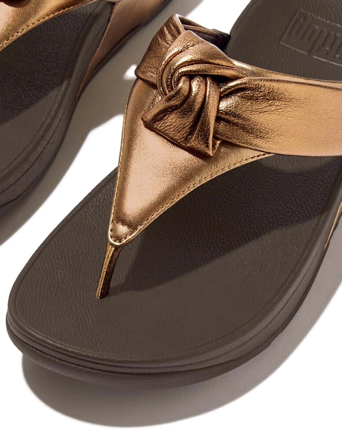 Lulu Padded Knot Toe-Post Sandals