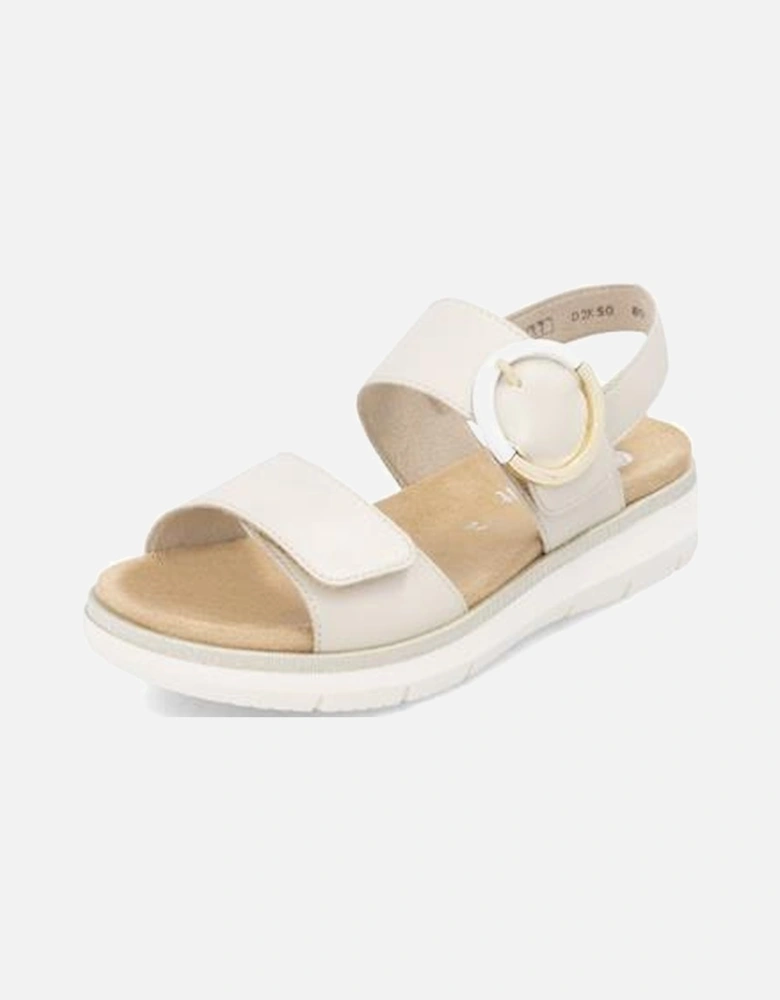 Ladies sandal D2K50-80 in beige