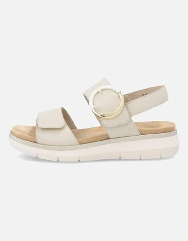 Ladies sandal D2K50-80 in beige