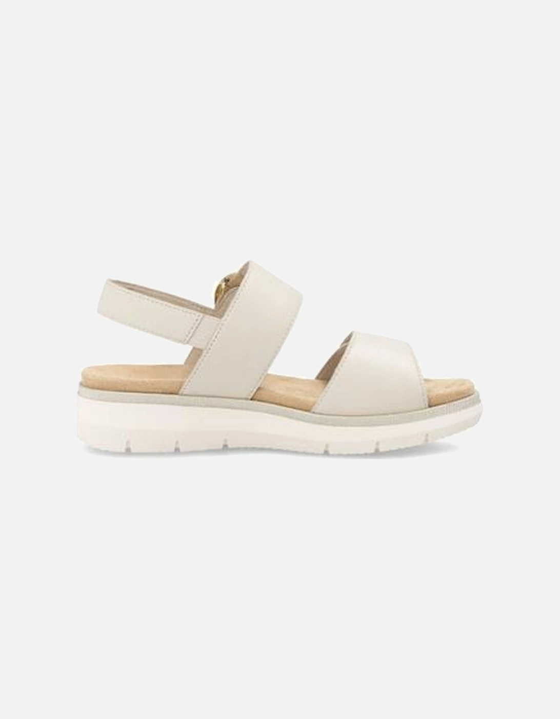 Ladies sandal D2K50-80 in beige