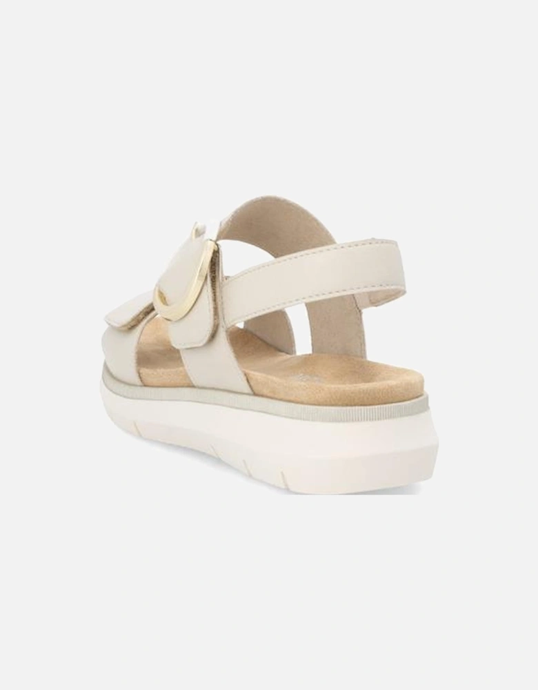 Ladies sandal D2K50-80 in beige