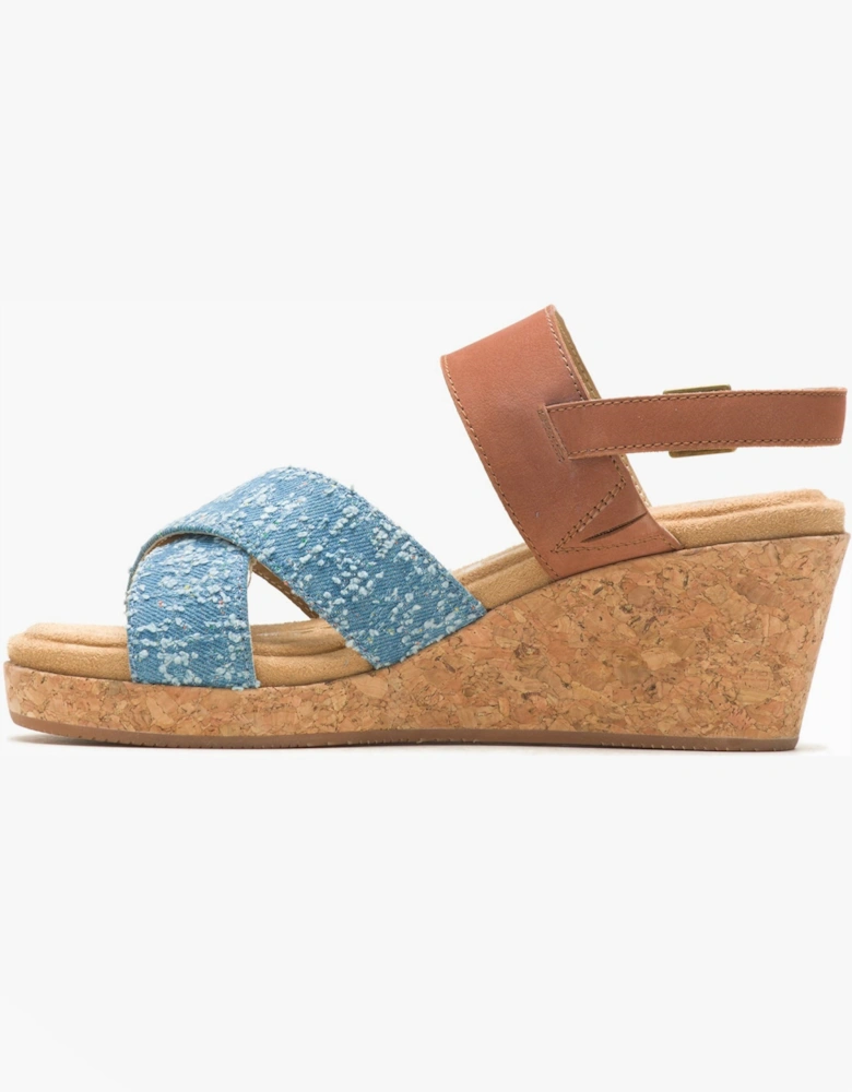 WILLOW X BAND Womens Sandals Blue