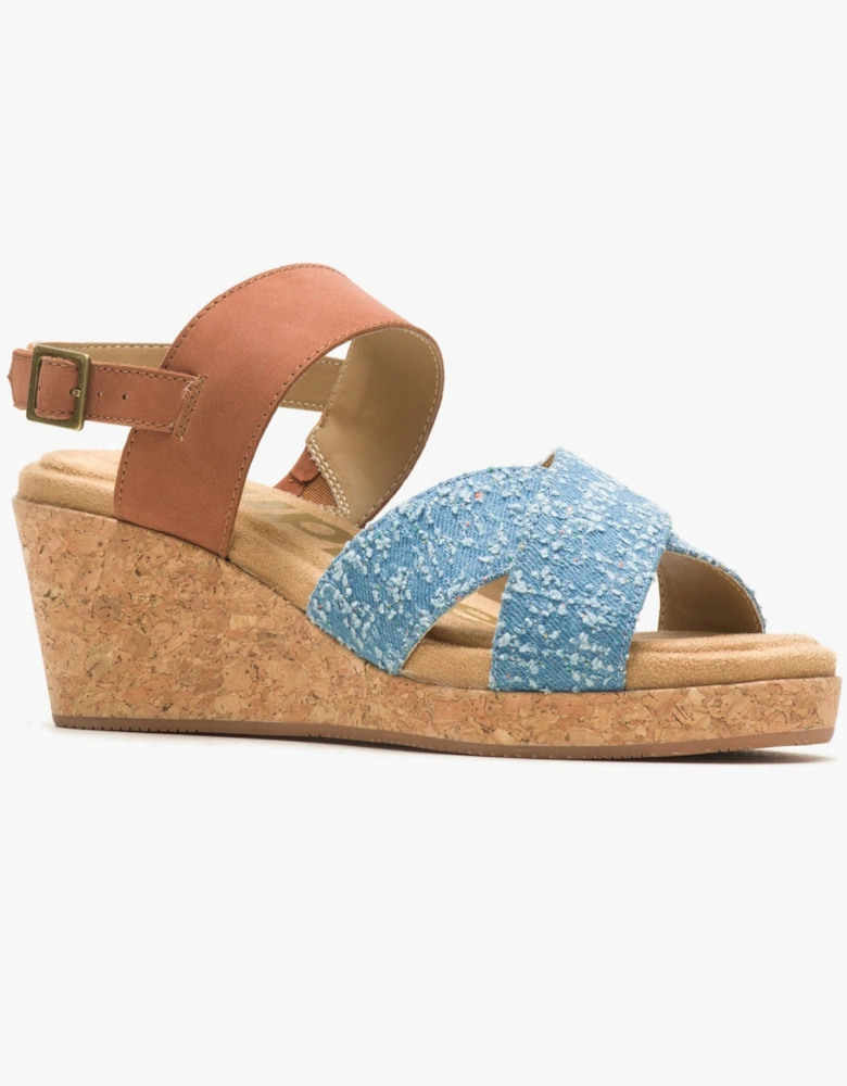 WILLOW X BAND Womens Sandals Blue