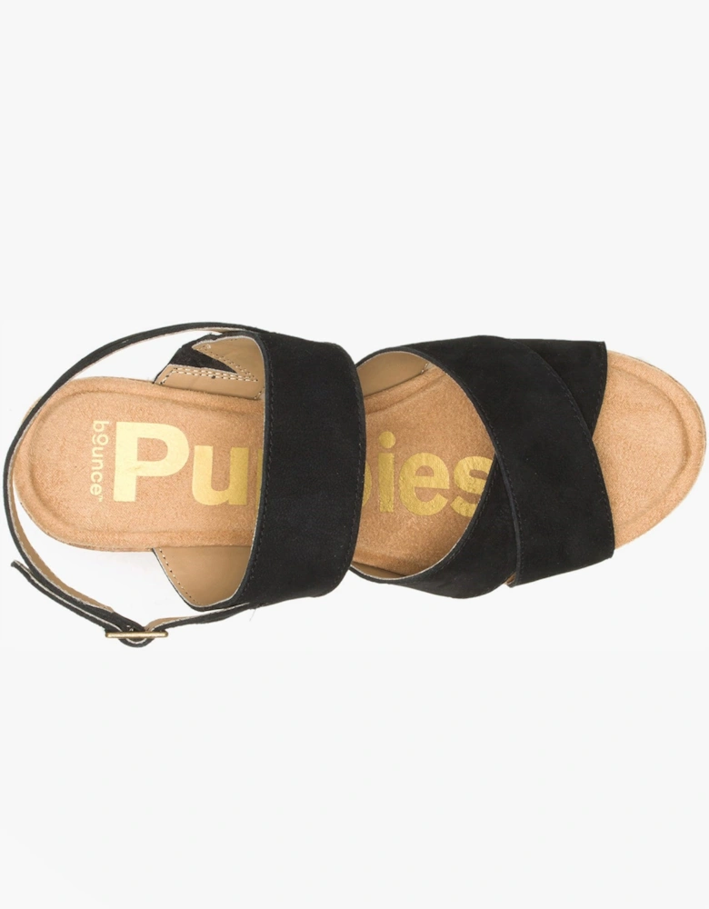 WILLOW X BAND Womens Sandals Black
