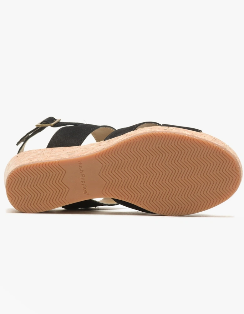 WILLOW X BAND Womens Sandals Black
