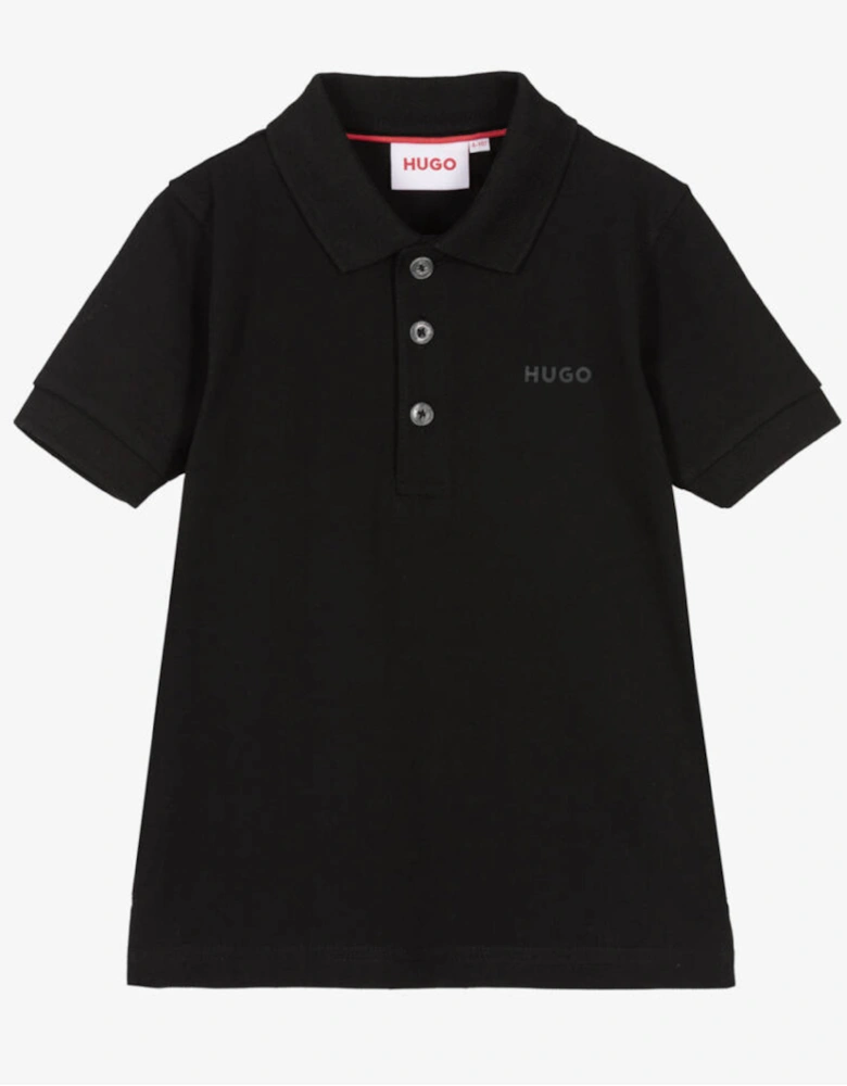 HUGO BLACK POLO SHIRT G00344