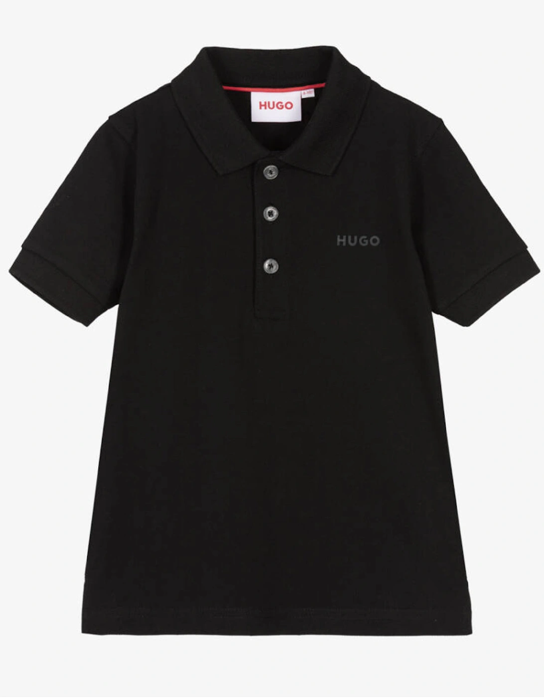 HUGO BLACK POLO SHIRT G00344, 4 of 3