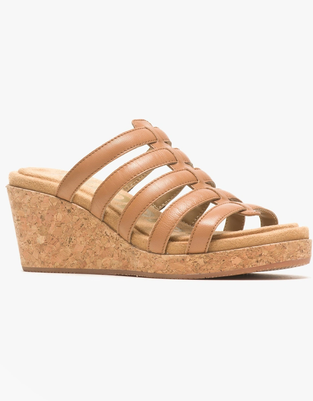 WILLOW SLIDE Womens Sandals Tan, 5 of 4