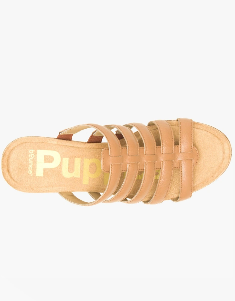 WILLOW SLIDE Womens Sandals Tan